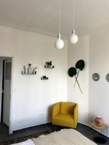Posedenie v ubytovaní Le triomphe logement central, 8 pax 3 chambres