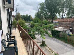Balkón nebo terasa v ubytování Al Capitello