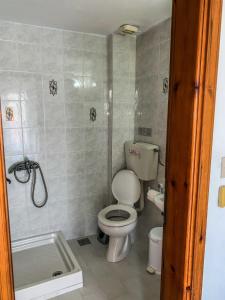 Koupelna v ubytování Galinis' Sea Front Studios B