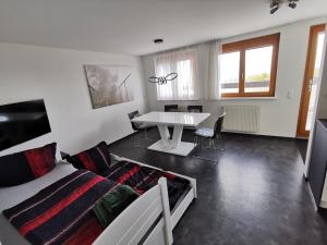 Posezení v ubytování B3c Dornbirn Hills