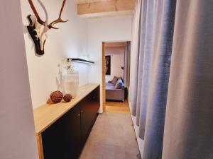 Łóżko lub łóżka w pokoju w obiekcie Mei-Chalet