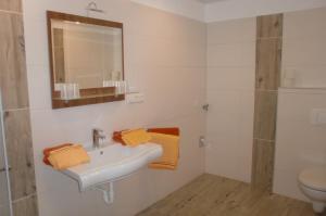 Koupelna v ubytování Appartements Real