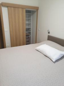 Postel nebo postele na pokoji v ubytování Apartment with terrace
