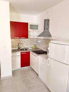 Kuchyň nebo kuchyňský kout v ubytování Villa Baska (3494)