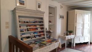 Knihovna v bed and breakfast