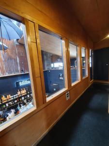 Kuchyň nebo kuchyňský kout v ubytování Hotel & Café Bauda