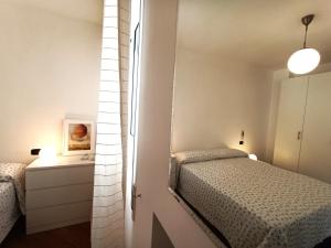 Posteľ alebo postele v izbe v ubytovaní Good Vibes Apartment