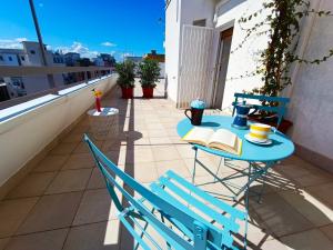 Balkón alebo terasa v ubytovaní Good Vibes Apartment