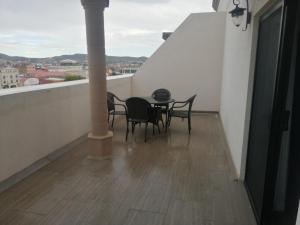 Balkón nebo terasa v ubytování Hotel La Mina Parral