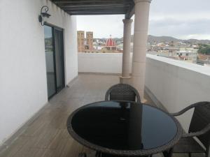 Nespecifikovaný výhled na hory nebo výhled na hory při pohledu z hotelu