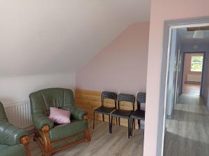 Posezení v ubytování Foreen Lodge, Achill Island