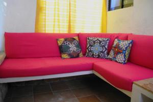 Posezení v ubytování Akumal Paradise Private Studio - Wifi, AC