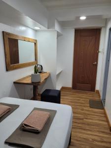 Postel nebo postele na pokoji v ubytování Borj Place