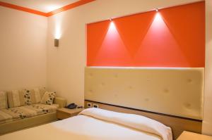 Postel nebo postele na pokoji v ubytování Park Hotel Tyrrenian