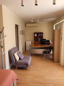 Posedenie v ubytovaní Agia Paraskevi luxury loft