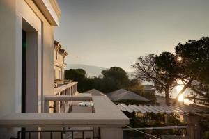 Ein Balkon oder eine Terrasse in der Unterkunft Hotel Ristorante Sogno