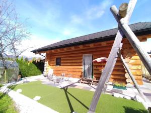 Zahrada ubytování Chalet Helen Deluxe Zimmer