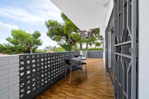 A balcony or terrace at Villa Rosita