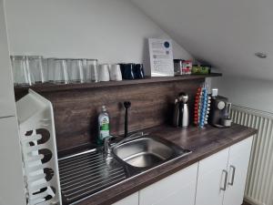 Kuchyň nebo kuchyňský kout v ubytování Haus Bergler