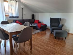 Posezení v ubytování Haus Bergler