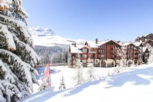 Το South facing 2-bed apartment with fireplace, Terrasses dEos τον χειμώνα