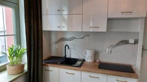 Kuchnia lub aneks kuchenny w obiekcie Apartamenty KB Toruń