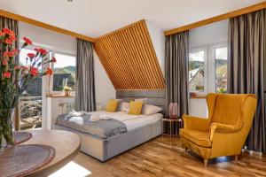 Posedenie v ubytovaní REZYDENCJA SKIBÓWKI sauna&jacuzzi