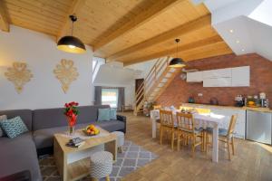 Posezení v ubytování Apartamenty Maja