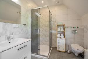 Koupelna v ubytování Apartamenty Maja