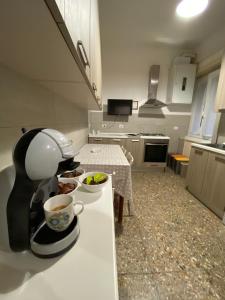 A kitchen or kitchenette at Palazzo Senesi