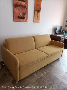 Posedenie v ubytovaní Schöne Wohnung in Puerto de la Cruz mit Garten.