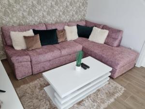 Uma área de estar em Apartmani Ćirić Divčibare