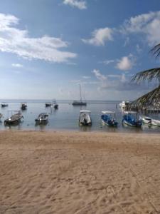 プエルト・モレロスにあるCasa Privada en Puerto Morelosの海水浴船 +40枚の写真