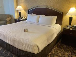 Ein Bett oder Betten in einem Zimmer der Unterkunft Radisson Hotel Austin - University