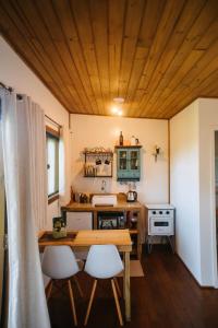 Cucina o angolo cottura di Vista para o Mar Dunas e Lagoa em Garopaba