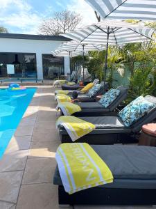 Bazén v ubytování Mulwala Resort nebo v jeho okolí