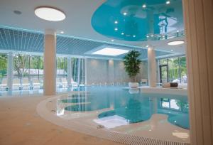 Bazén v ubytování Mineral SPA Draugystė nebo v jeho okolí