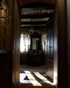 an open door into a room with a room with at Sasfészek Pihenő in Kőszegszerdahely