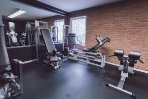 Fitness centrum a/nebo fitness zařízení v ubytování Sporthotel Kurz