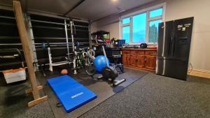 Fitness centrum a/nebo fitness zařízení v ubytování Okauia House, Matamata