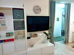 TV a/nebo společenská místnost v ubytování Apartmán Romanna