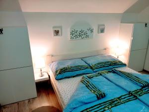 Postel nebo postele na pokoji v ubytování Apartmán Romanna