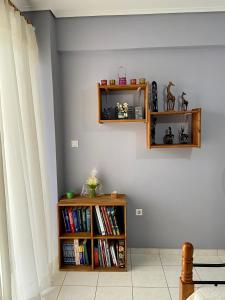 Knihovna v apartmánu
