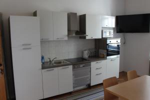 Kuchyň nebo kuchyňský kout v ubytování Hostel DIC