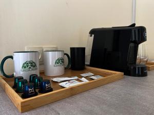 Kavos ir arbatos ruošimo rinkinys apgyvendinimo įstaigoje Glamping Georgia Krikhi