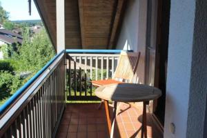 En balkong eller terrass på Schlossberghof Marzoll