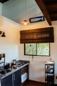 Cucina o angolo cottura di Vista para o Mar Dunas e Lagoa em Garopaba