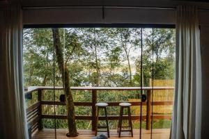 Balcone o terrazza di Vista para o Mar Dunas e Lagoa em Garopaba