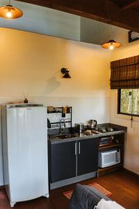 Cucina o angolo cottura di Vista para o Mar Dunas e Lagoa em Garopaba