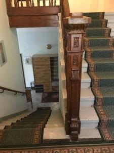 an image of a staircase in a house at Ferienwohnung in Villa in Bad Elster